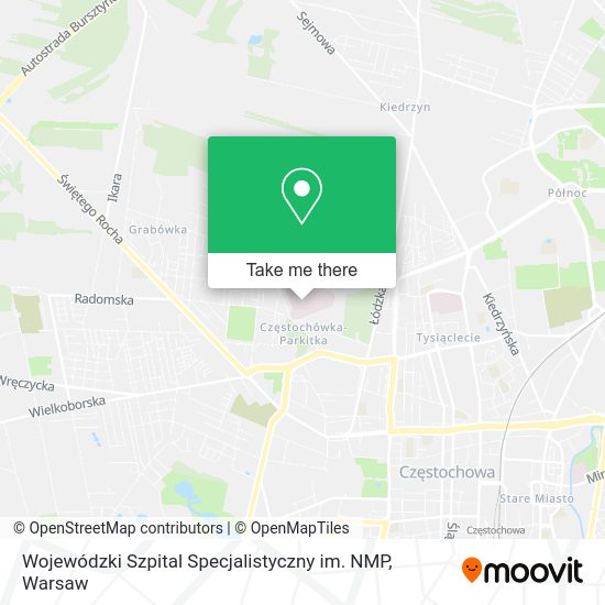 Wojewódzki Szpital Specjalistyczny im. NMP map