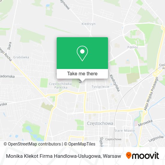 Monika Klekot Firma Handlowa-Usługowa map