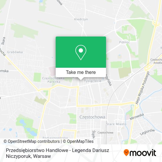 Przedsiębiorstwo Handlowe - Legenda Dariusz Niczyporuk map