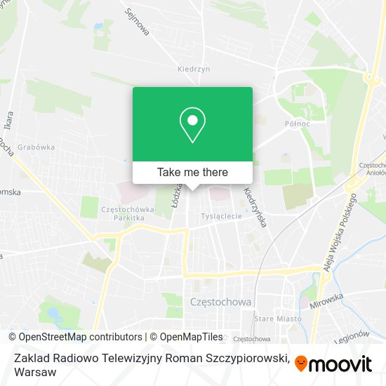 Zaklad Radiowo Telewizyjny Roman Szczypiorowski map