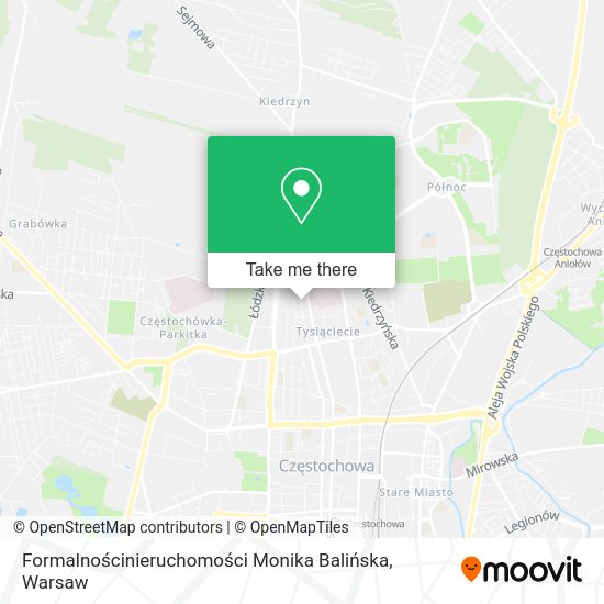 Formalnościnieruchomości Monika Balińska map