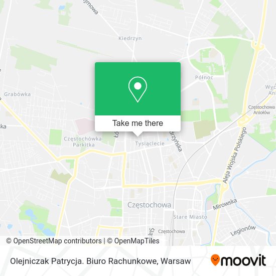 Olejniczak Patrycja. Biuro Rachunkowe map