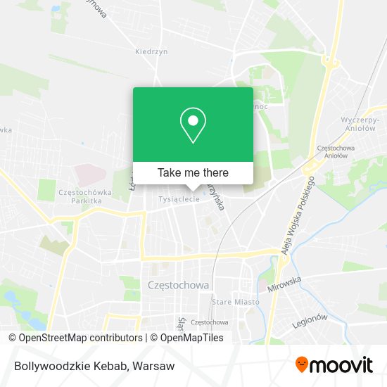 Bollywoodzkie Kebab map