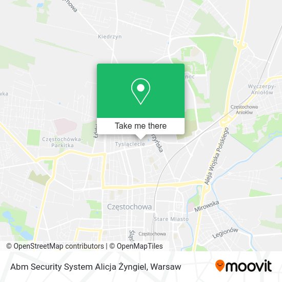 Abm Security System Alicja Żyngiel map