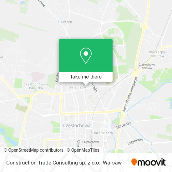 Карта Construction Trade Consulting sp. z o.o.