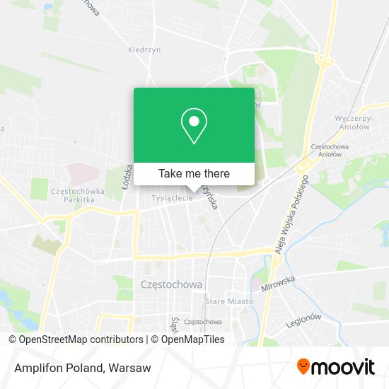 Amplifon Poland map