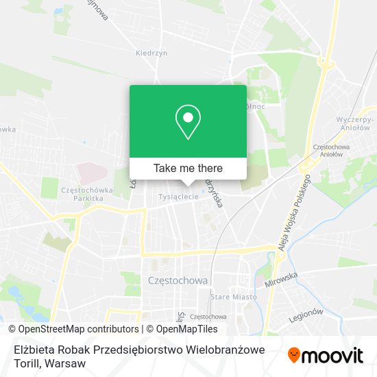 Elżbieta Robak Przedsiębiorstwo Wielobranżowe Torill map