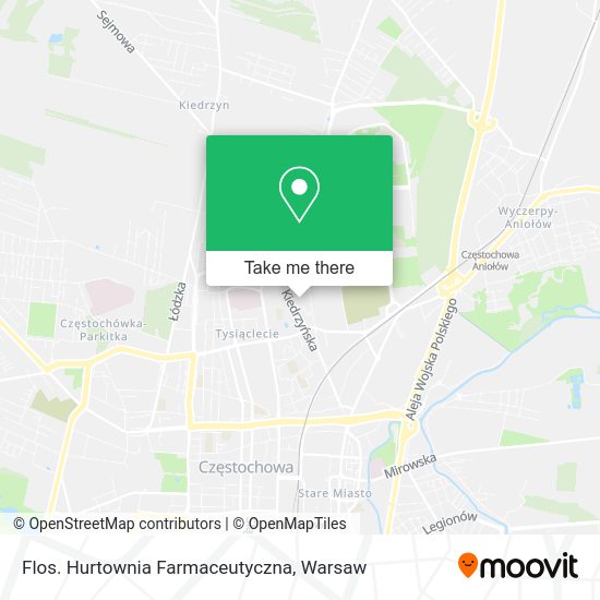 Flos. Hurtownia Farmaceutyczna map