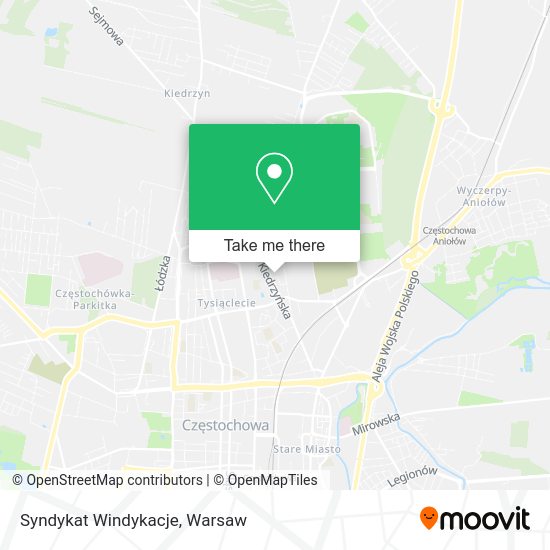 Syndykat Windykacje map