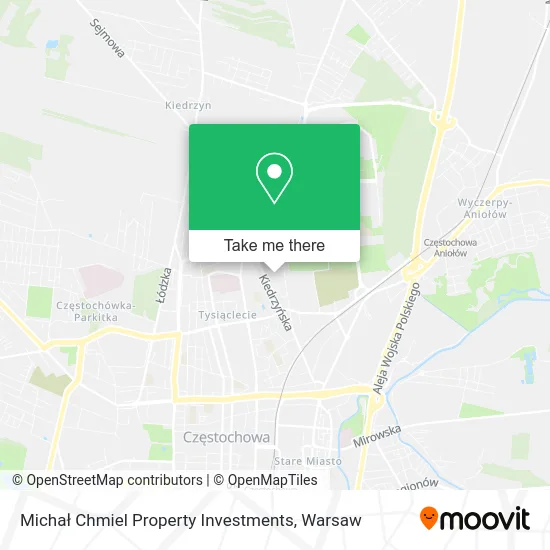 Карта Michał Chmiel Property Investments
