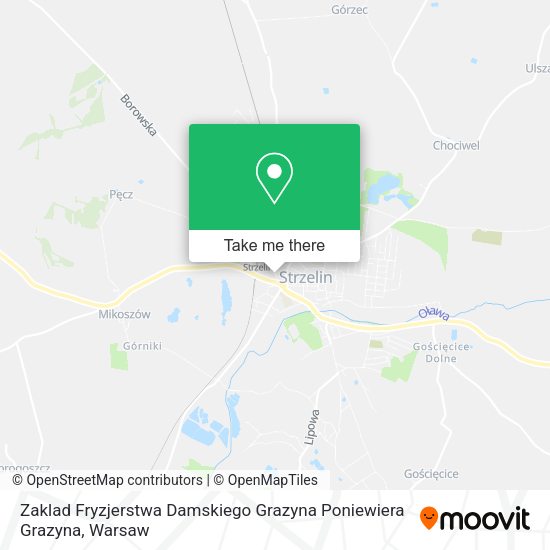 Zaklad Fryzjerstwa Damskiego Grazyna Poniewiera Grazyna map