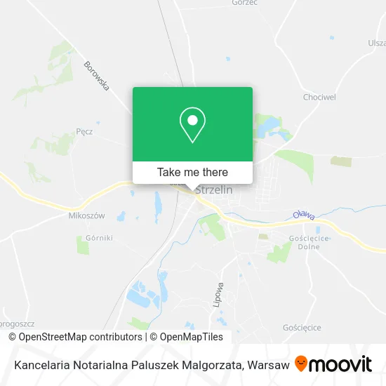 Kancelaria Notarialna Paluszek Malgorzata map