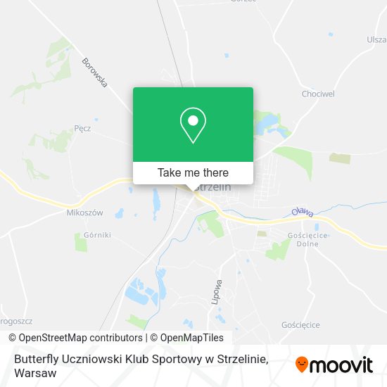 Butterfly Uczniowski Klub Sportowy w Strzelinie map