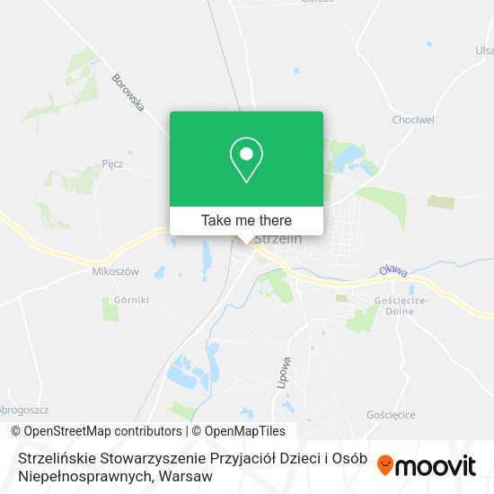 Strzelińskie Stowarzyszenie Przyjaciół Dzieci i Osób Niepełnosprawnych map