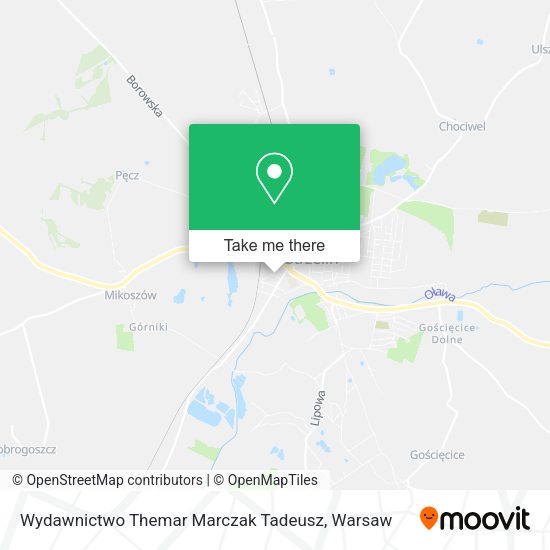 Wydawnictwo Themar Marczak Tadeusz map