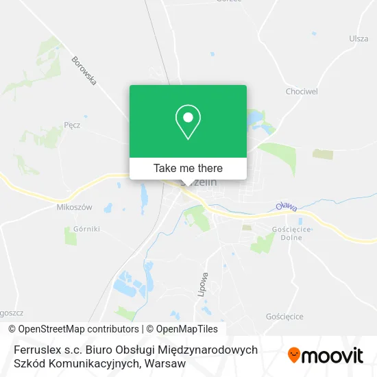Ferruslex s.c. Biuro Obsługi Międzynarodowych Szkód Komunikacyjnych map