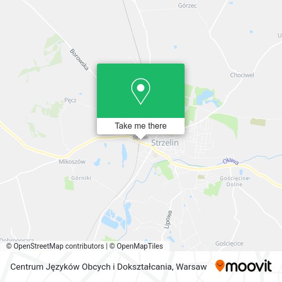 Centrum Języków Obcych i Dokształcania map