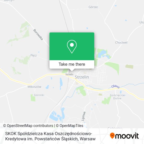 SKOK Spółdzielcza Kasa Oszczędnościowo-Kredytowa im. Powstańców Śląskich map