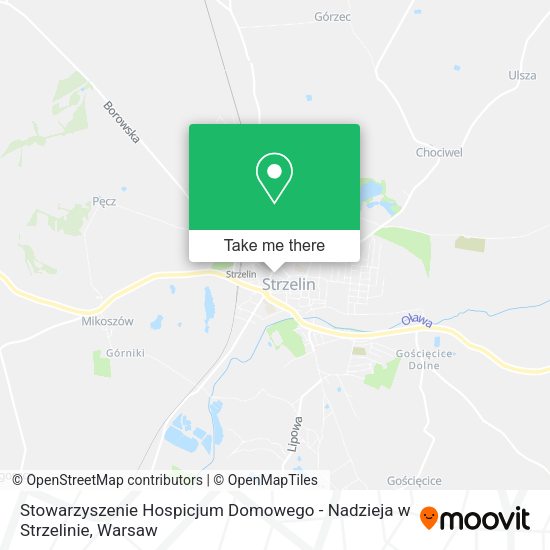 Stowarzyszenie Hospicjum Domowego - Nadzieja w Strzelinie map