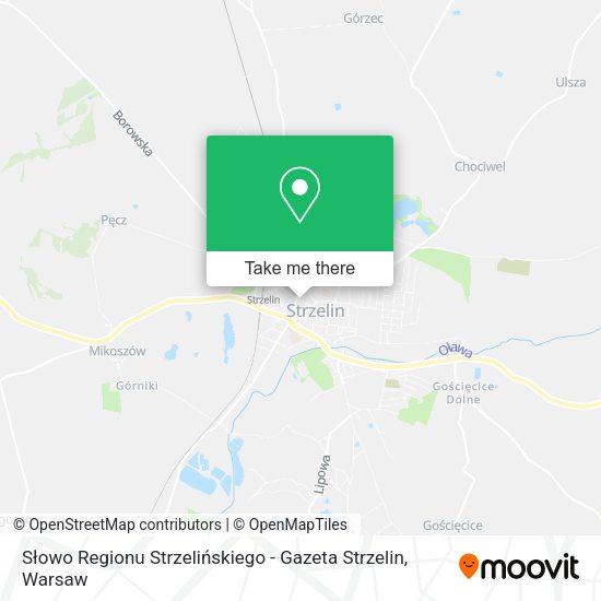 Słowo Regionu Strzelińskiego - Gazeta Strzelin map