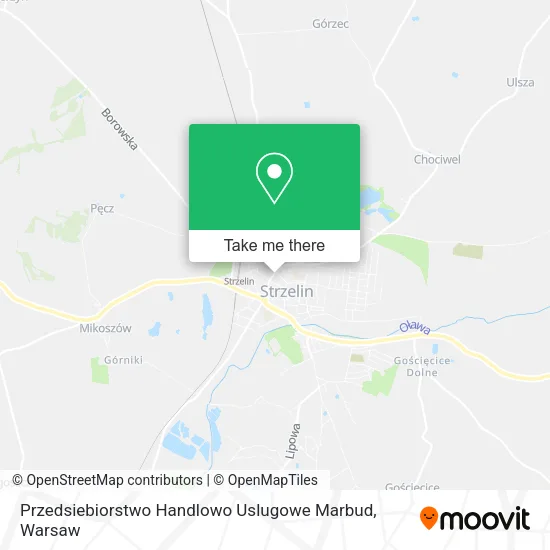 Карта Przedsiebiorstwo Handlowo Uslugowe Marbud