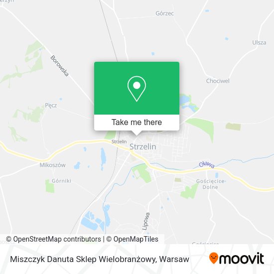 Miszczyk Danuta Sklep Wielobranżowy map