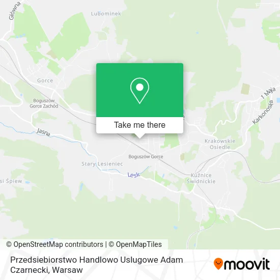 Карта Przedsiebiorstwo Handlowo Uslugowe Adam Czarnecki