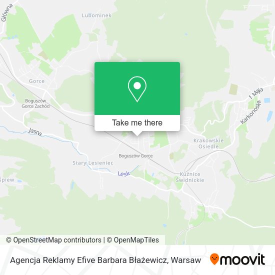 Agencja Reklamy Efive Barbara Błażewicz map