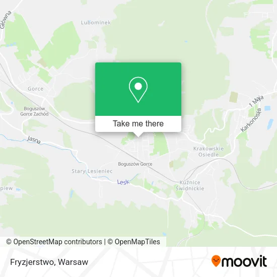 Карта Fryzjerstwo