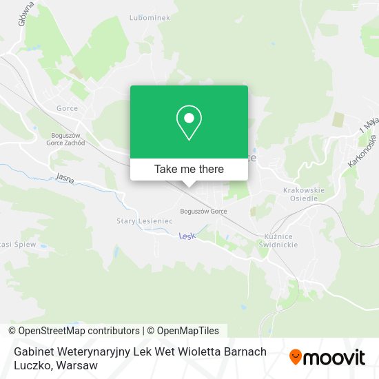 Gabinet Weterynaryjny Lek Wet Wioletta Barnach Luczko map