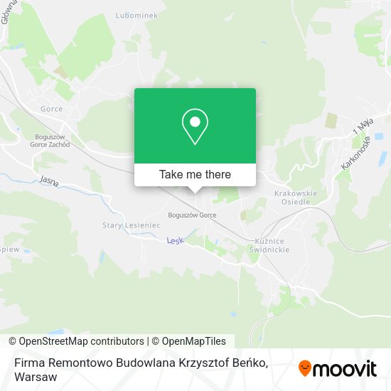 Карта Firma Remontowo Budowlana Krzysztof Beńko