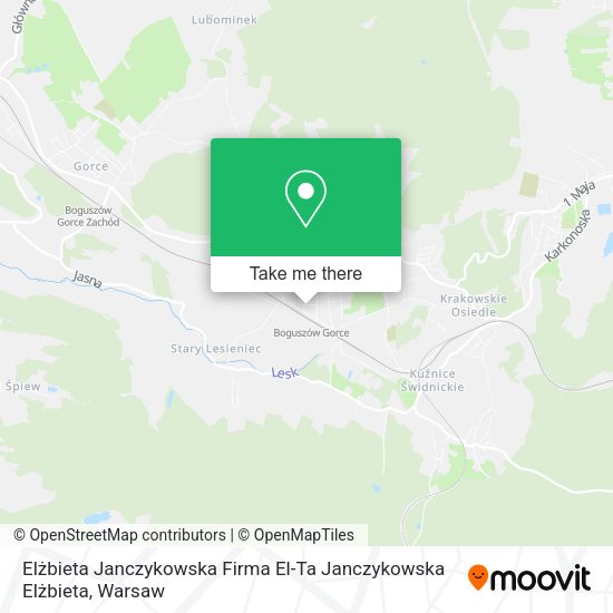 Elżbieta Janczykowska Firma El-Ta Janczykowska Elżbieta map