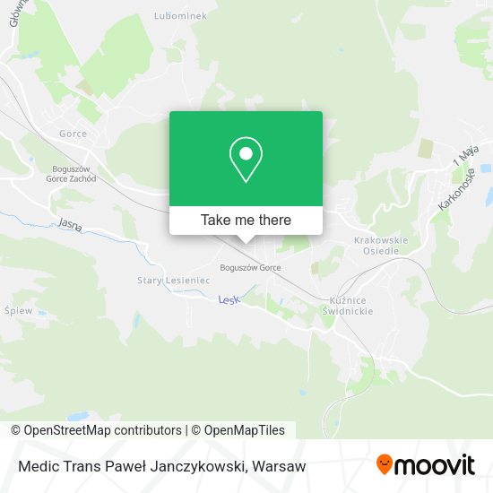 Medic Trans Paweł Janczykowski map