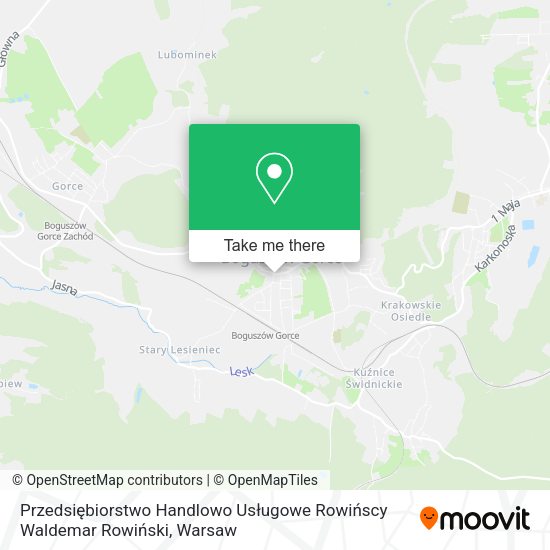 Przedsiębiorstwo Handlowo Usługowe Rowińscy Waldemar Rowiński map