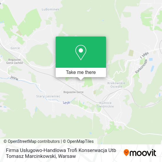 Firma Usługowo-Handlowa Trofi Konserwacja Utb Tomasz Marcinkowski map