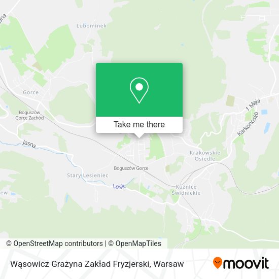 Wąsowicz Grażyna Zakład Fryzjerski map