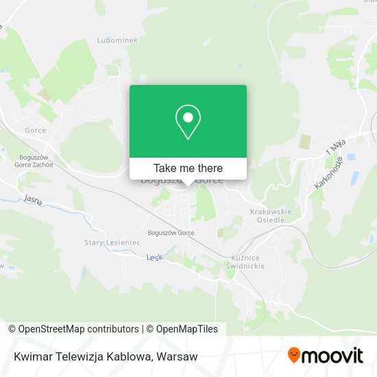 Kwimar Telewizja Kablowa map