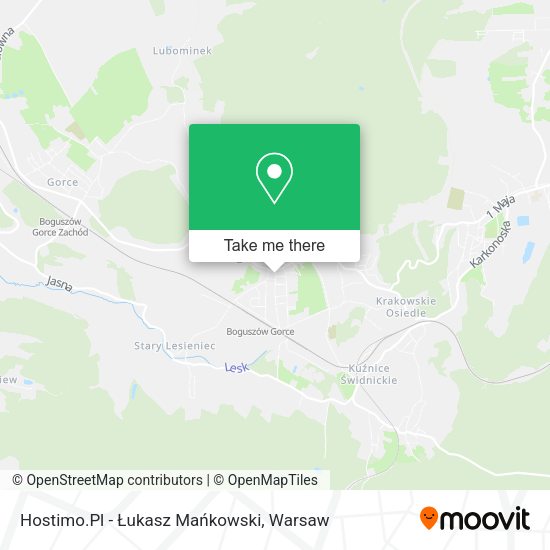 Hostimo.Pl - Łukasz Mańkowski map