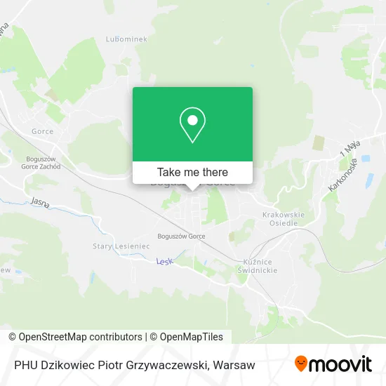 Карта PHU Dzikowiec Piotr Grzywaczewski