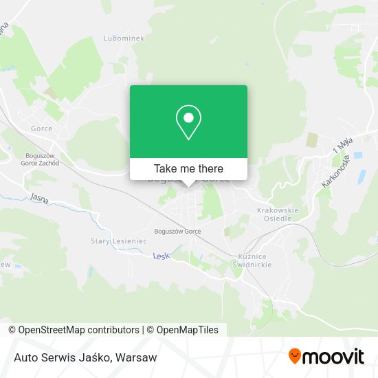 Auto Serwis Jaśko map