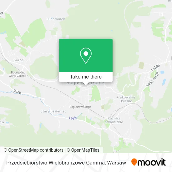 Карта Przedsiebiorstwo Wielobranzowe Gamma