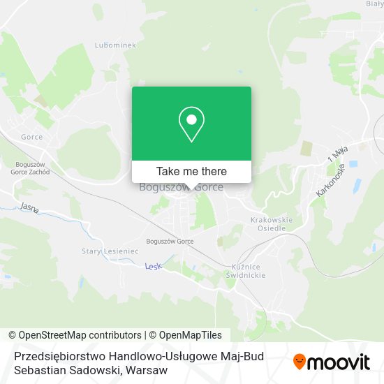 Przedsiębiorstwo Handlowo-Usługowe Maj-Bud Sebastian Sadowski map