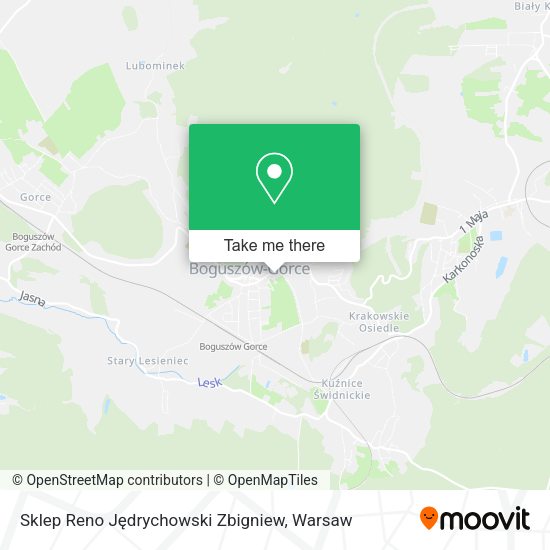 Sklep Reno Jędrychowski Zbigniew map