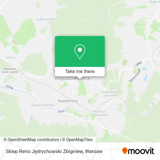 Карта Sklep Reno Jędrychowski Zbigniew