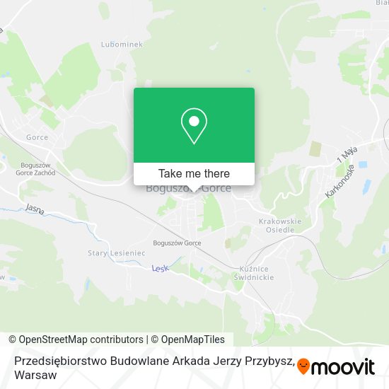 Przedsiębiorstwo Budowlane Arkada Jerzy Przybysz map