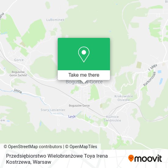 Przedsiębiorstwo Wielobranżowe Toya Irena Kostrzewa map