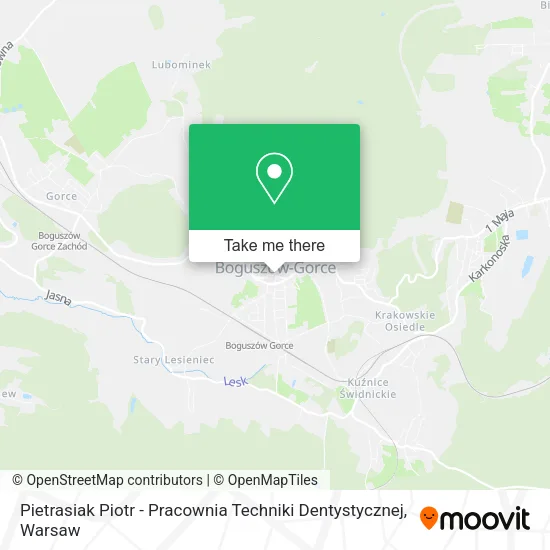 Карта Pietrasiak Piotr - Pracownia Techniki Dentystycznej