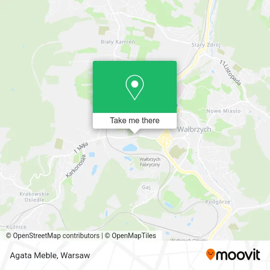 Карта Agata Meble