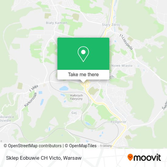 Sklep Eobuwie CH Victo map