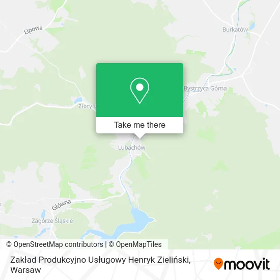 Карта Zakład Produkcyjno Usługowy Henryk Zieliński